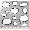 Comic speech bubbles vector image