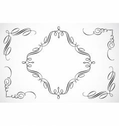 Ornaments vector image