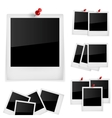Polariod frames photo vector image