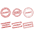 Urgent stamps vector image