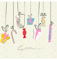 Gift card vector image