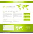 Website design template Website design template vector image