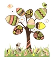 Easter tree vector image