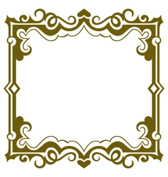 Frame design vector image
