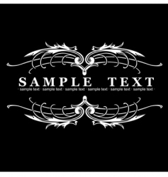 Vintage banner vector image