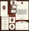 Corporate identity background vector image