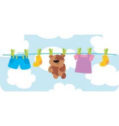 Child's things vector image