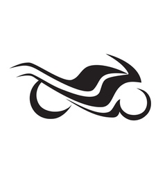 Motorbike symbol vector image