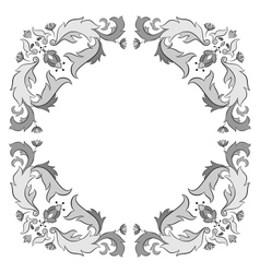 Ornate frame vector image