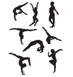 Dancers vector image