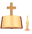 Candle vector image