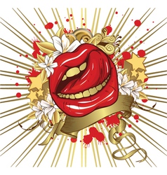 Vintage emblem vector image