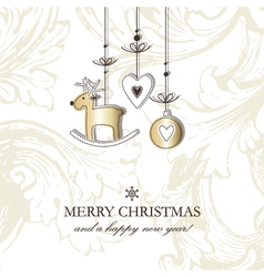 New year card vector image