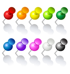 Pins vector image
