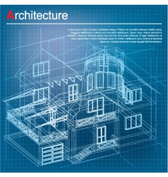 Architectural background vector image