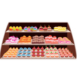 Sweet shop vector image