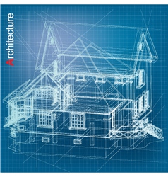 Architectural background vector image