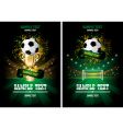 Soccer poster vector image