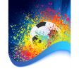 Soccer background vector image