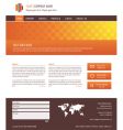 Website design template vector image