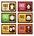 Free labels vector image