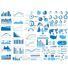 NEW STYLE WEB ELEMENTS INFOGRAPHIC DEMOGRAPHIC vector image