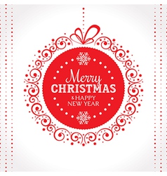 Christmas card vector image