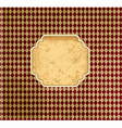 Vintage template vector image