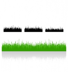 Set realistic grass Set realistic grass vector image