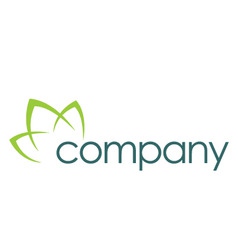 Natural care logo healthy vector image