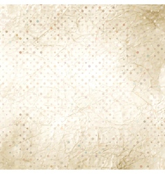 Vintage Polka Dots Background vector image