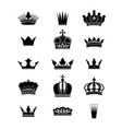 Crowns vector image
