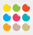 Colorful stickers Colorful stickers vector image