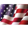 American flag vector image