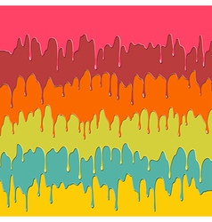 Colorful dripping paint vector image