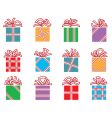 Gift boxes vector image