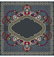 Ornamental template vector image
