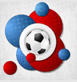 European Football Championship in France vector image