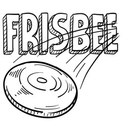 Frisbee vector image