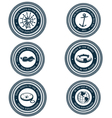 Nautical labels vector image