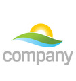Natural treatment logo vector image