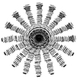 Scribble Sun vector image