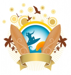 Summer concept vector image