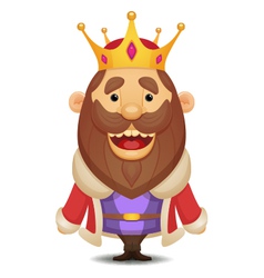 Cartoon King vector image