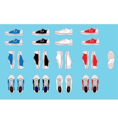 Sneakers vector image