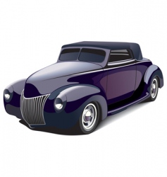 Smart hot rod vector image