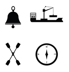 Marine and nautical icon Marine and nautical icon vector image