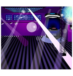 Night club interior Night club interior vector image
