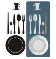 Cutlery icons vector image