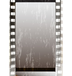 Grunge grey fragmentary film strips Grunge grey fragmentary film strips vector image